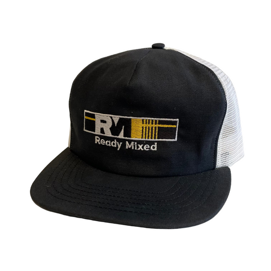 Vintage Ready Mixed Concrete Snapback Trucker Hat