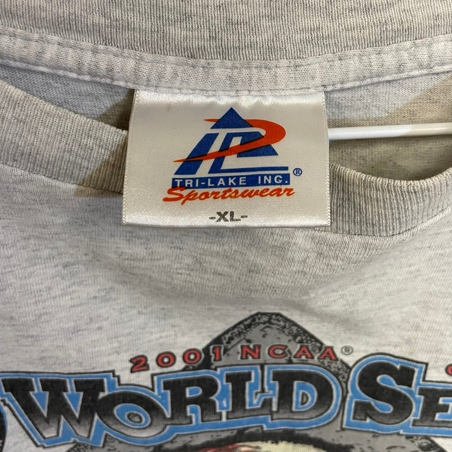 Vintage Nebraska Huskers Baseball 2001 College World Series Shirt XL
