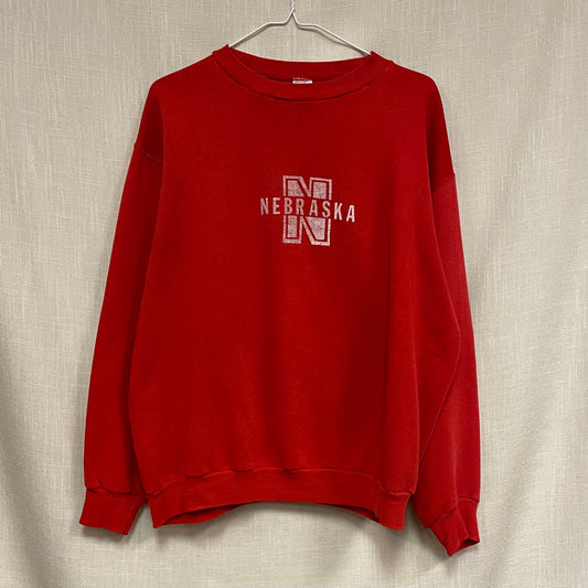 Vintage Nebraska Huskers Crewneck XL