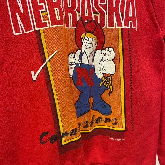 Vintage Nebraska Huskers Herbie Crewneck L