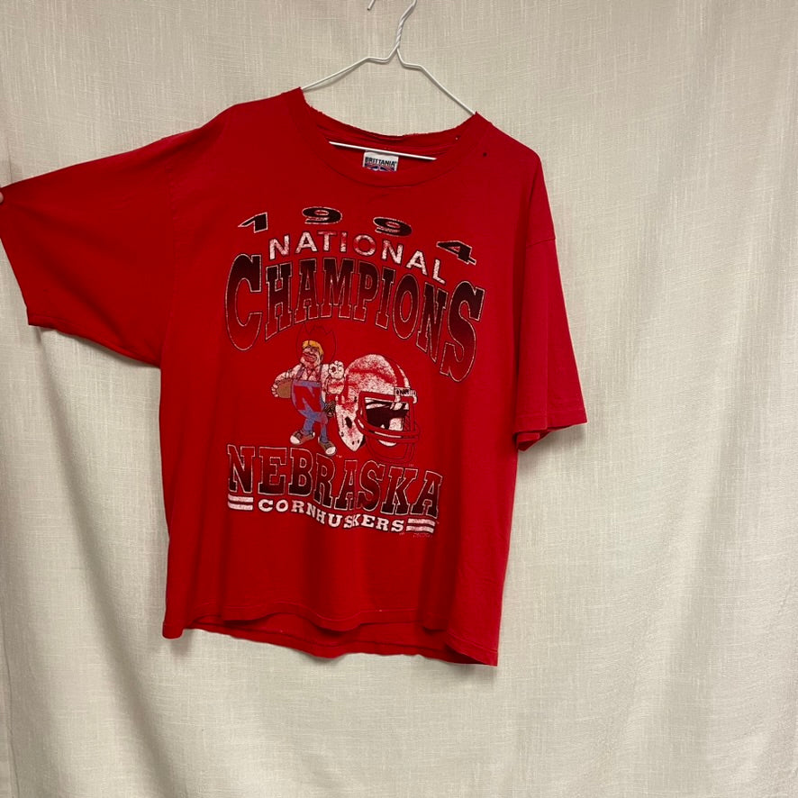 Vintage Nebraska Huskers 1994 National Champions Shirt L