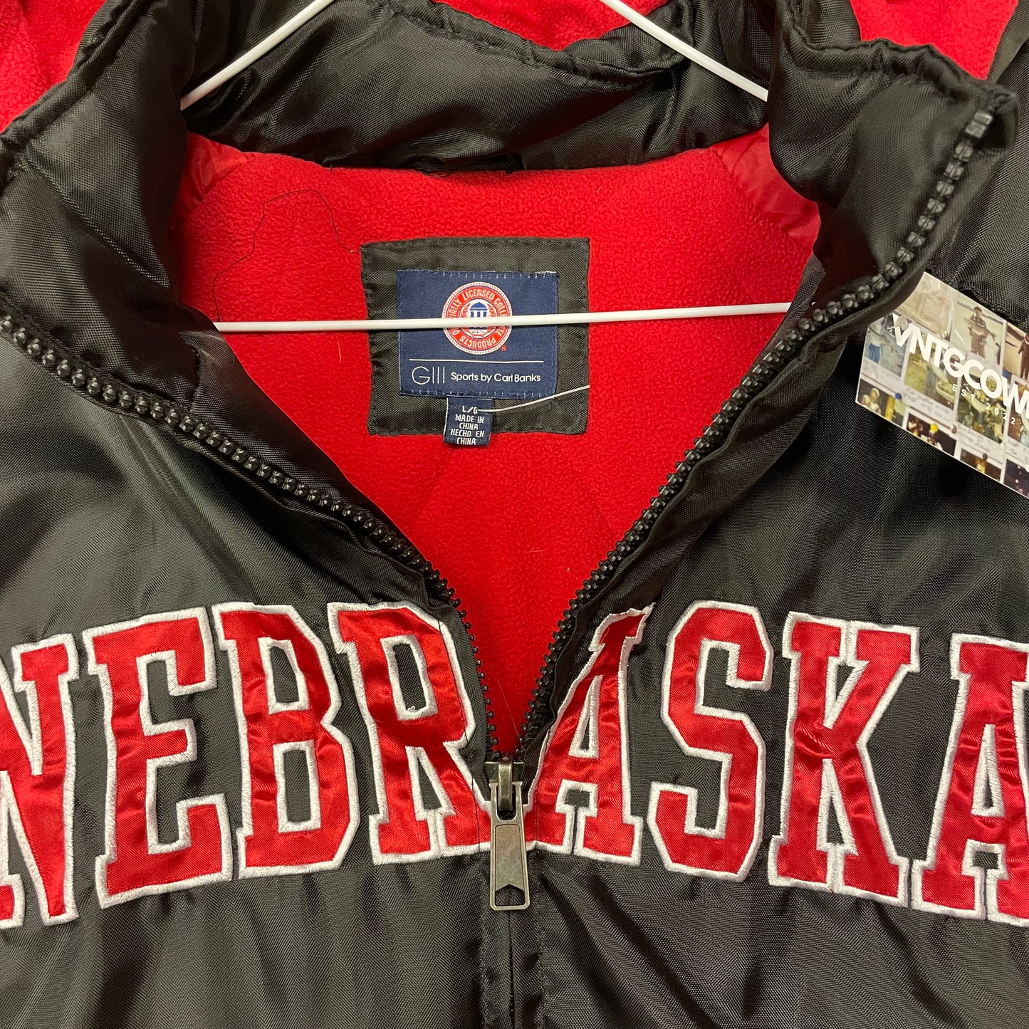 Vintage Nebraska Huskers Coat Jacket L