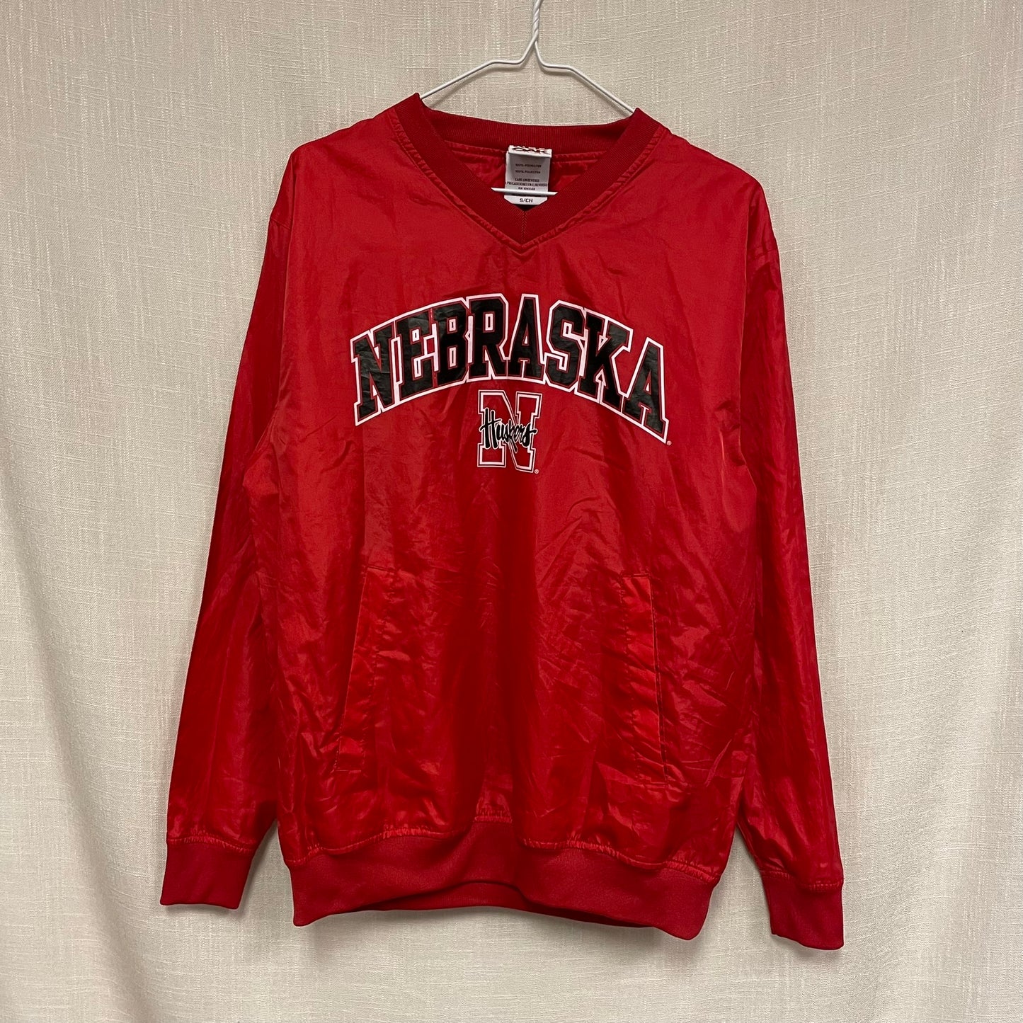 Vintage Nebraska Huskers Windbreaker S