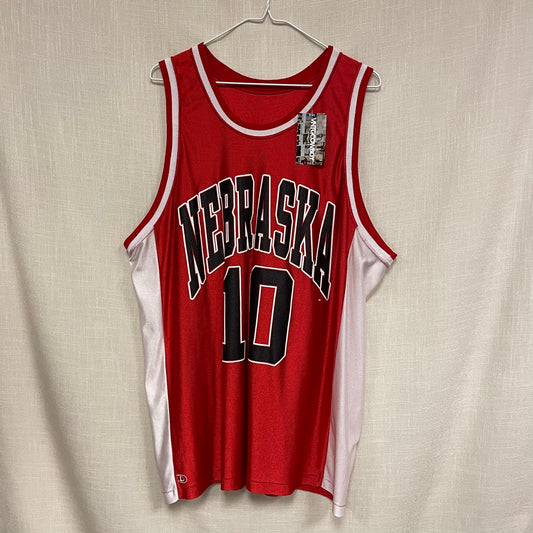 Vintage Nebraska Huskers Basketball Jersey XL