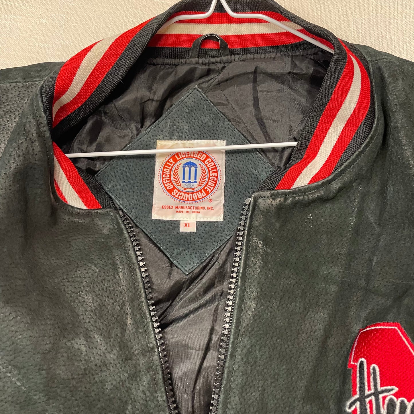 Vintage Nebraska Huskers Suede Jacket XL