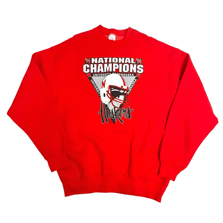 Vintage Nebraska Huskers 1994 National Champions Crewneck XL