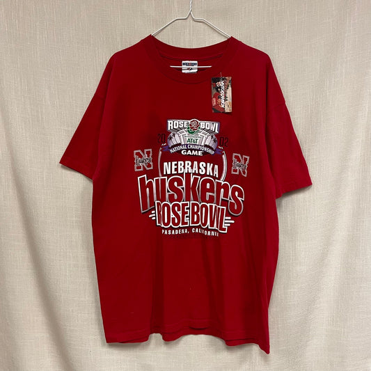 Vintage Nebraska Huskers 2002 Rose Bowl Shirt XL