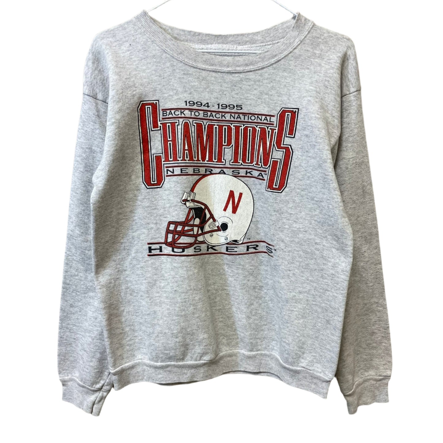 Vintage Nebraska Huskers National Champions Crewneck S