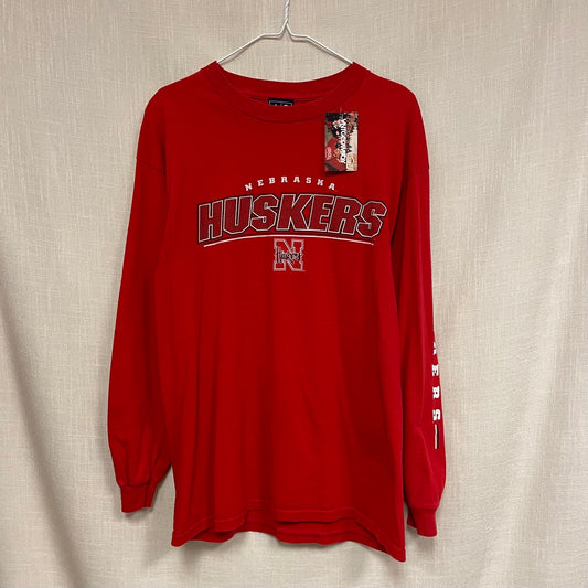 Vintage Nebraska Huskers Shirt L