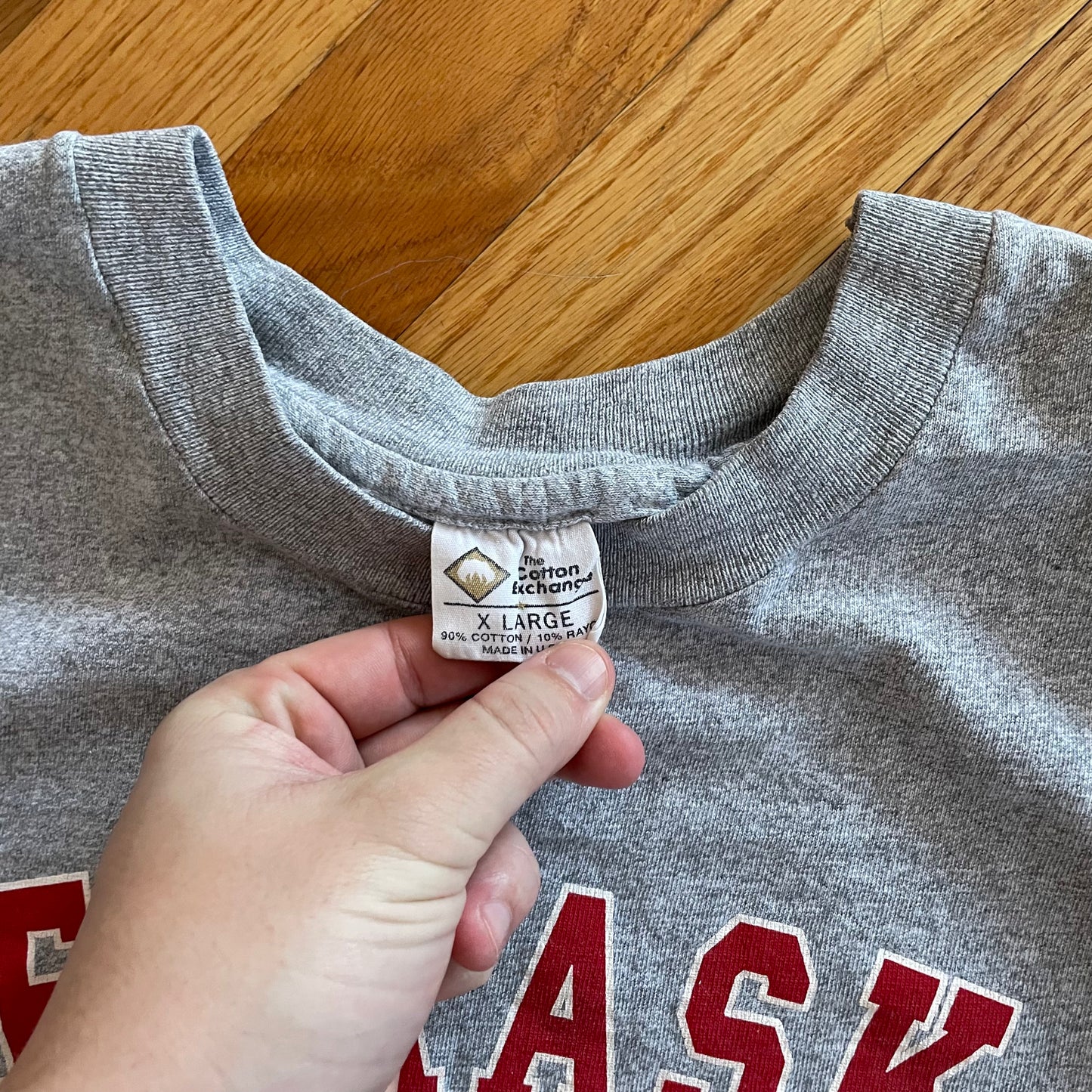 Vintage Nebraska Huskers Basketball Shirt XL