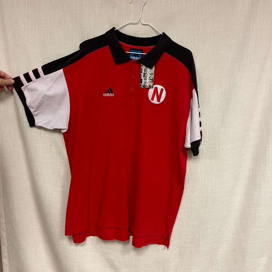 Vintage Nebraska Huskers Frank Solich Polo Shirt XL