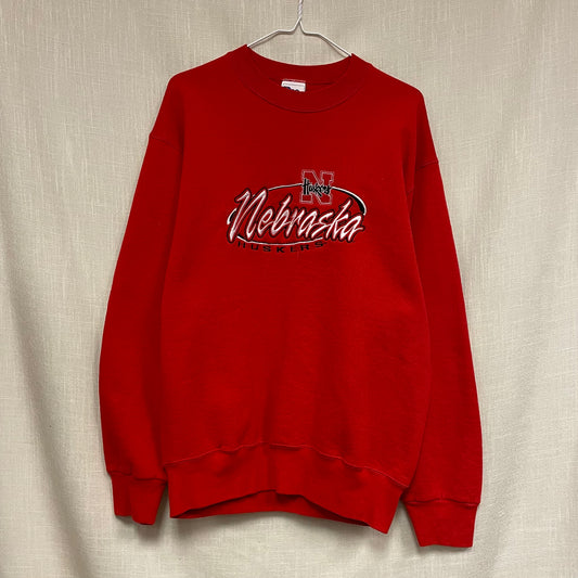 Vintage Nebraska Huskers PRO PLAYER Crewneck L