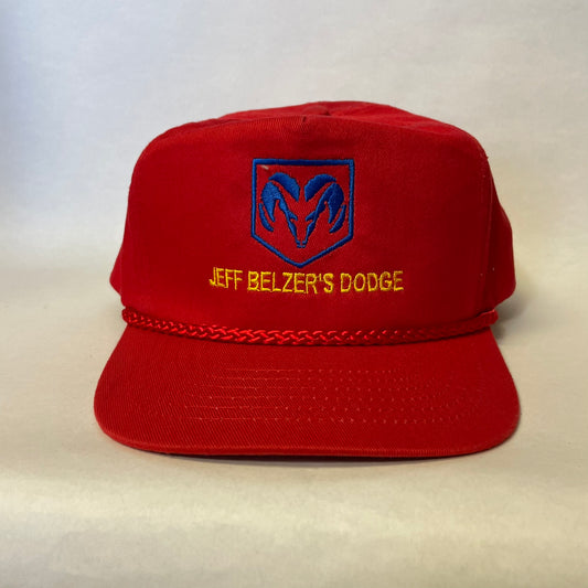 Vintage Jeff Belzer's Dodge Ram Snapback Hat