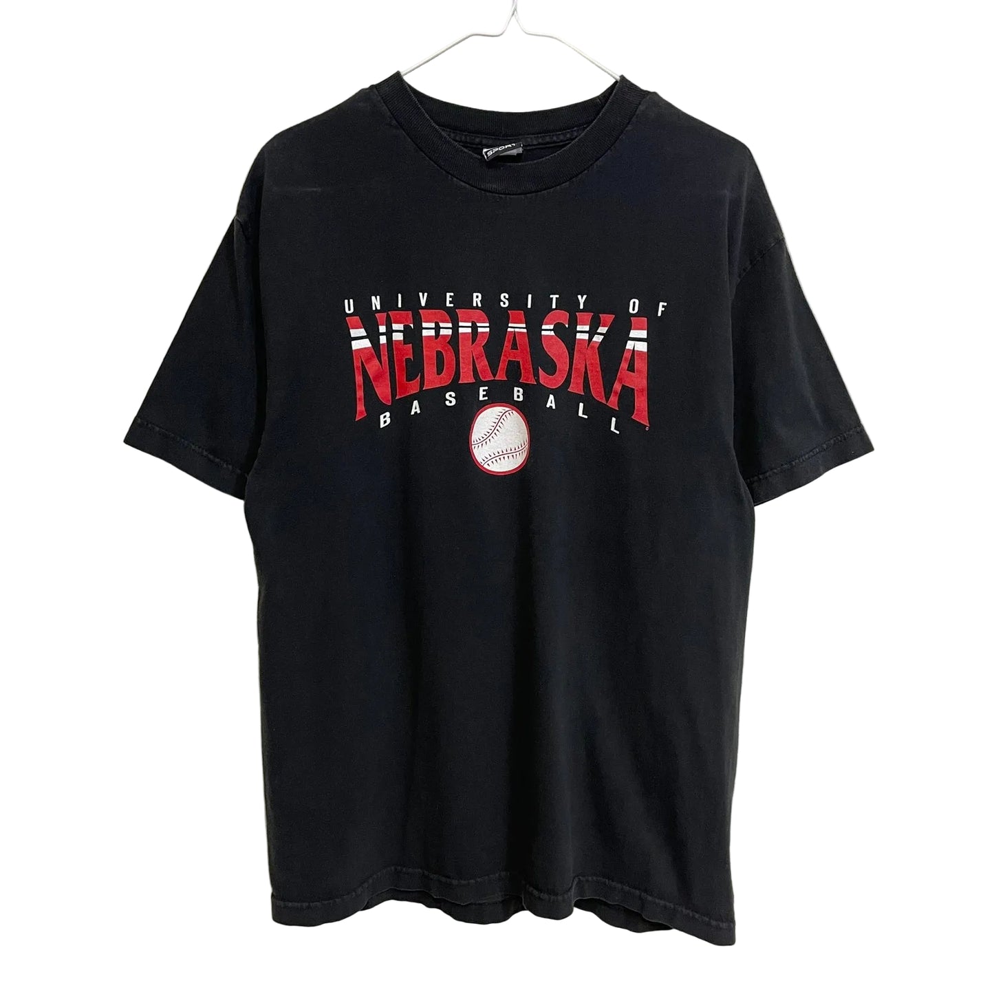 Vintage Nebraska Huskers Baseball Shirt L