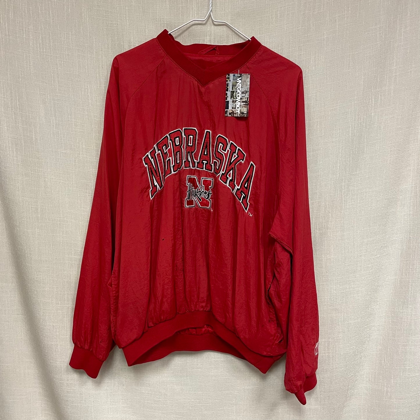Vintage Nebraska Huskers Windbreaker M
