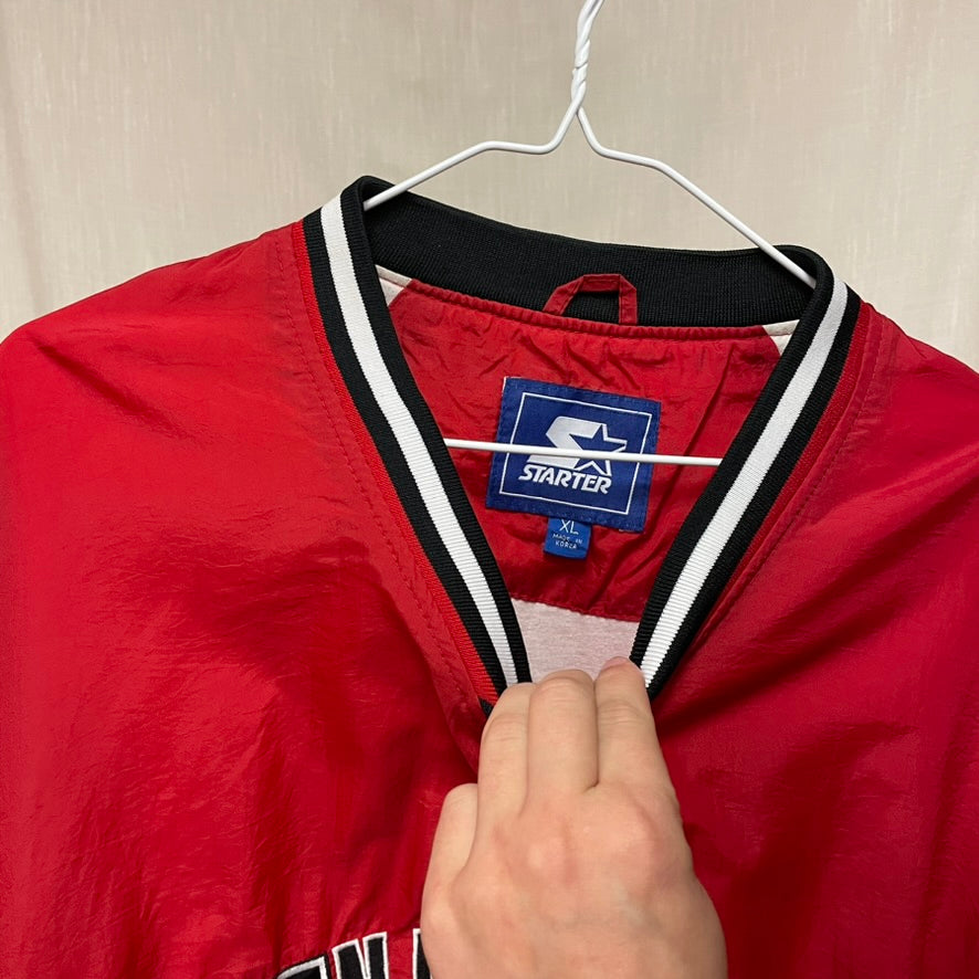 Vintage Nebraska Huskers STARTER Windbreaker XL