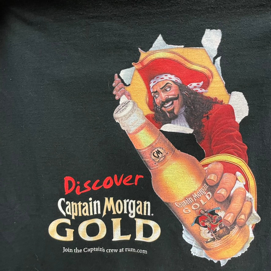Vintage Captain Morgan Gold Shirt XL