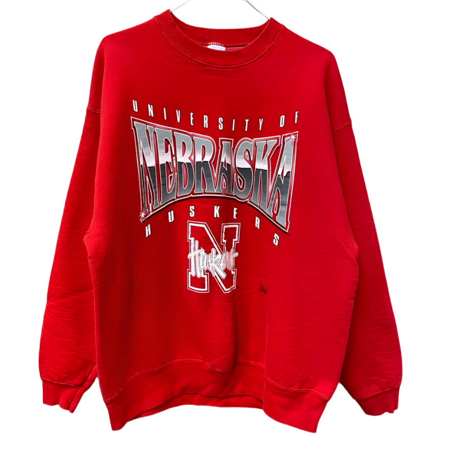 Vintage Nebraska Huskers Chrome Crewneck XL