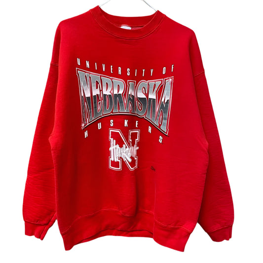 Vintage Nebraska Huskers Chrome Crewneck XL