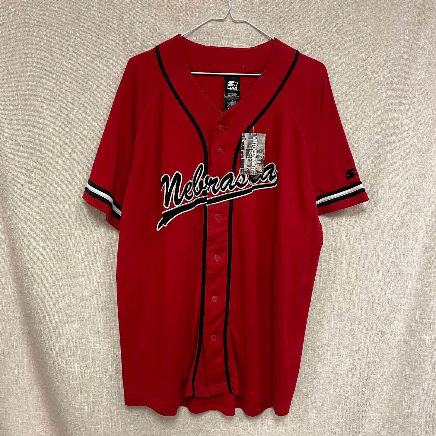 Vintage Nebraska Huskers Baseball Jersey XL