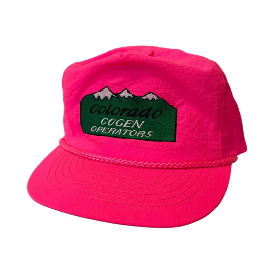 Vintage Cogen Operators Brush Colorado Zipback Hat
