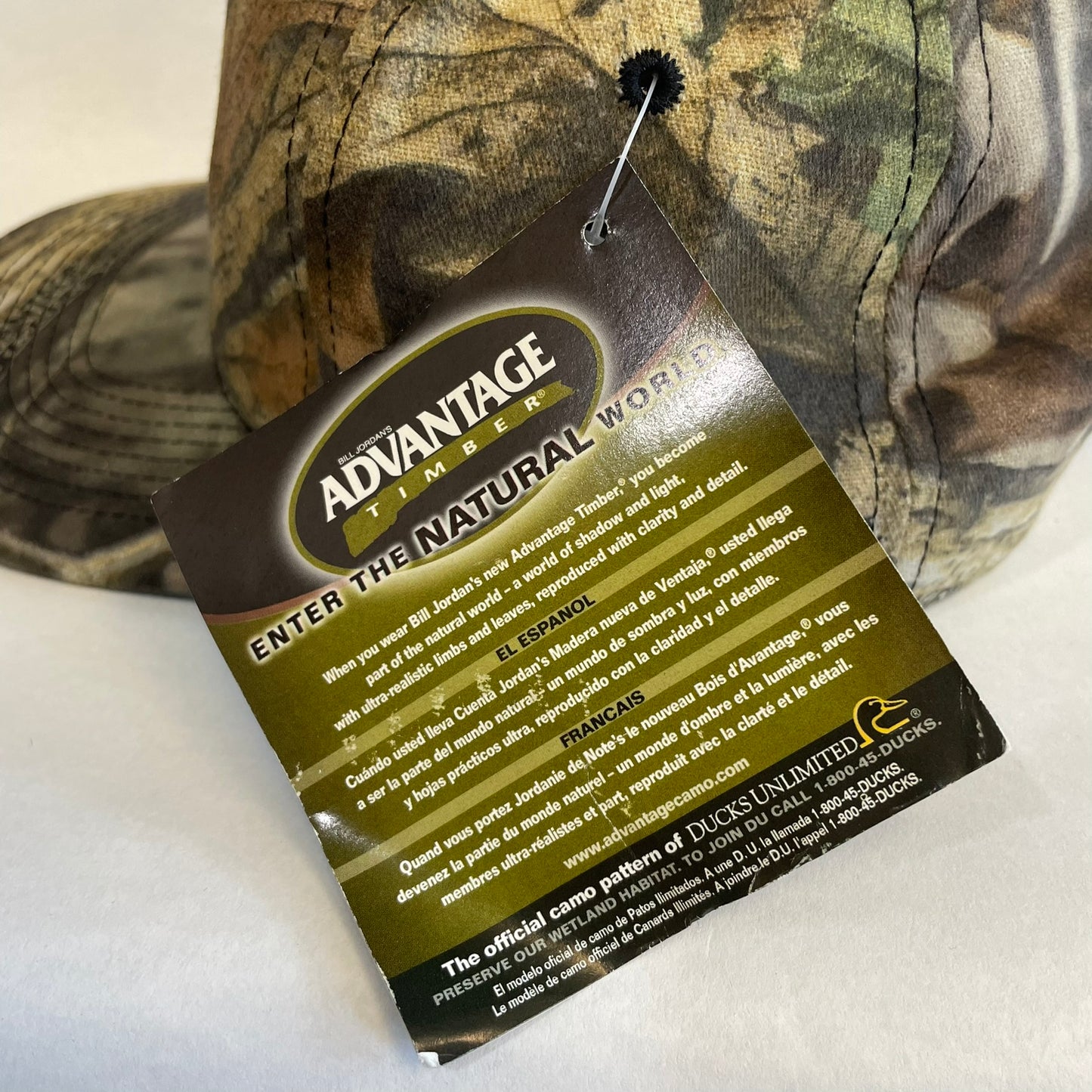 Vintage Miller High Life Beer Advantage Camo Snapback Hat NWT