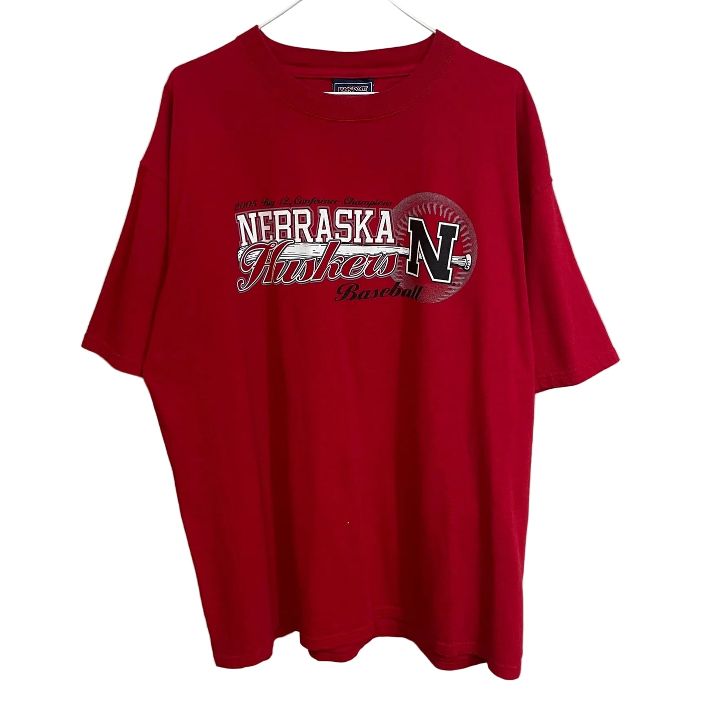 Vintage Nebraska Huskers Baseball 2005 Big 12 Shirt XL
