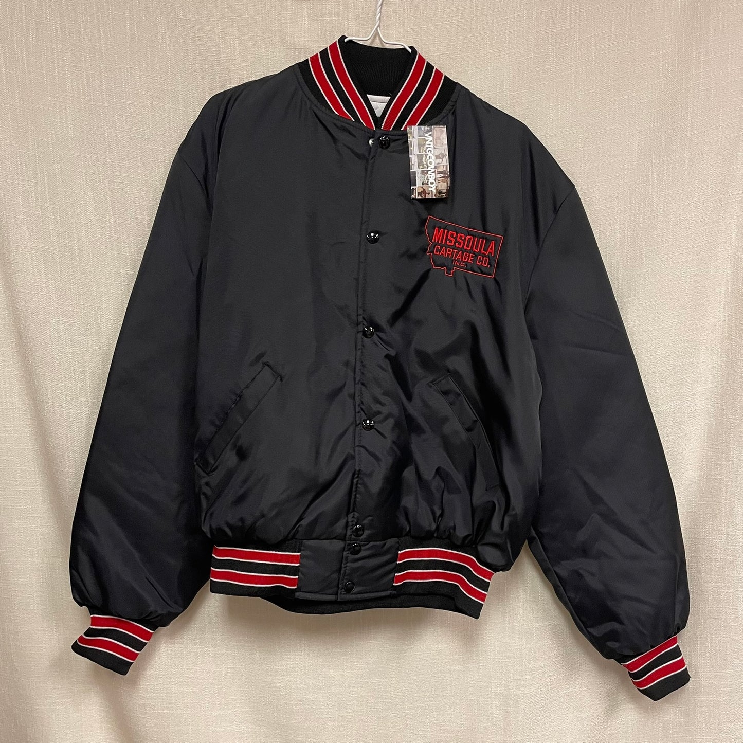 Vintage Missoula Montanta Cartage Co Bomber Jacket XL