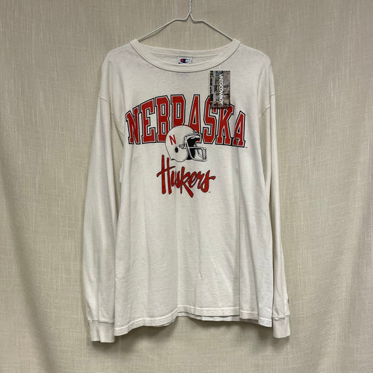 Vintage Nebraska Huskers Shirt L