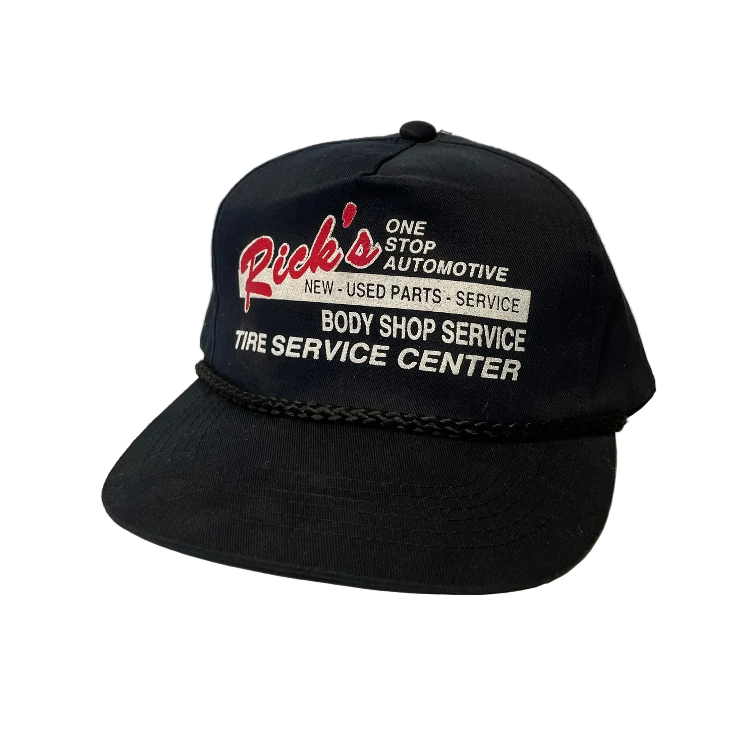 Vintage Rick's Automotive Body Shop Service Snapback Hat