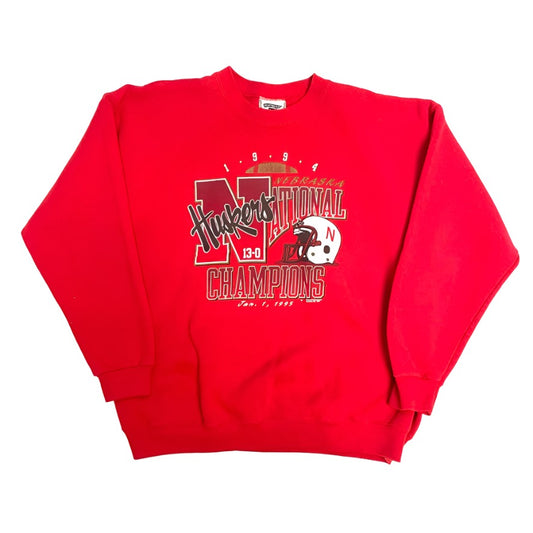 Vintage Nebraska Huskers 1994 National Champions LEE Crewneck XL