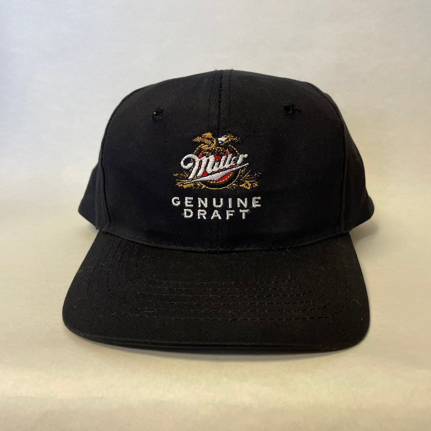 Vintage Miler Genuine Draft Beer Snapback Hat