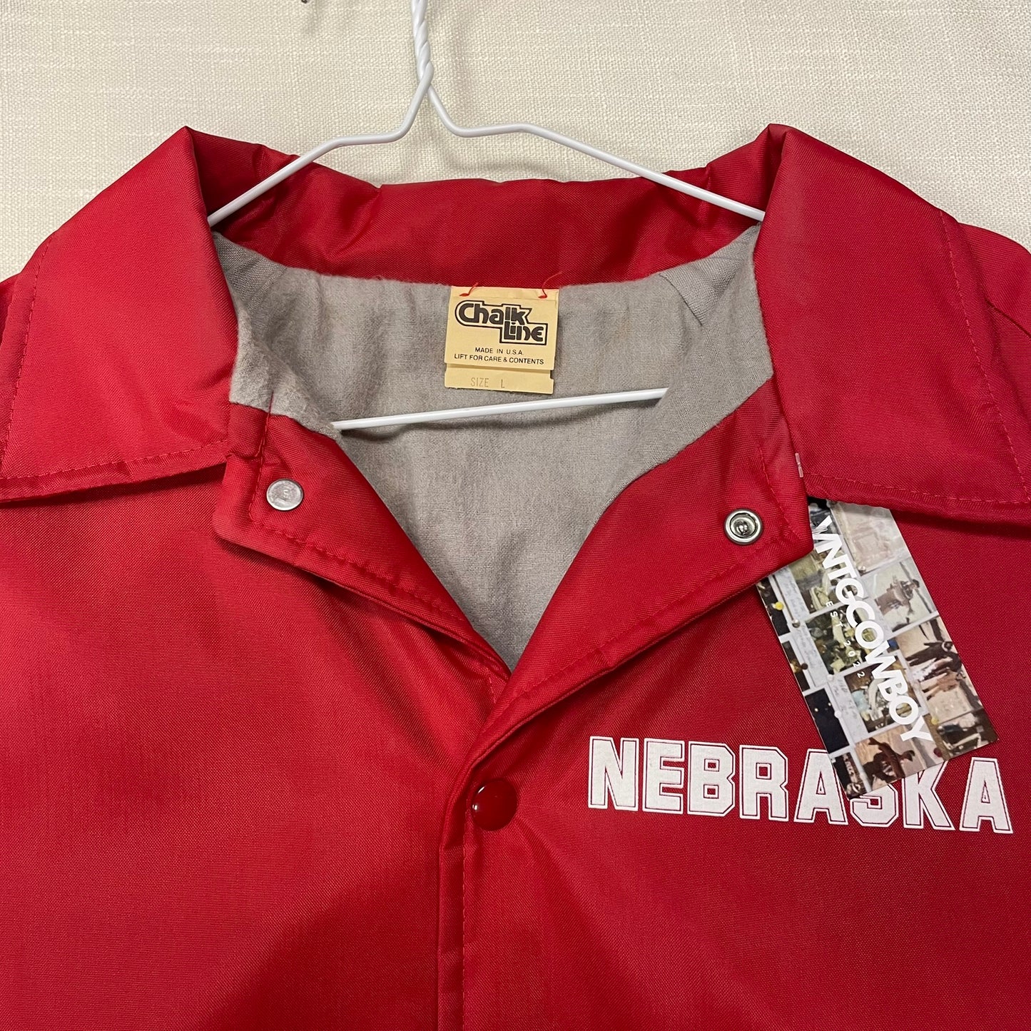 Vintage Nebraska Huskers Jacket L