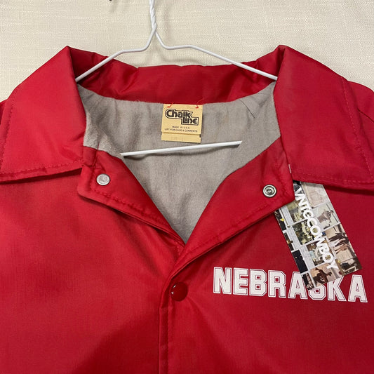 Vintage Nebraska Huskers Jacket L