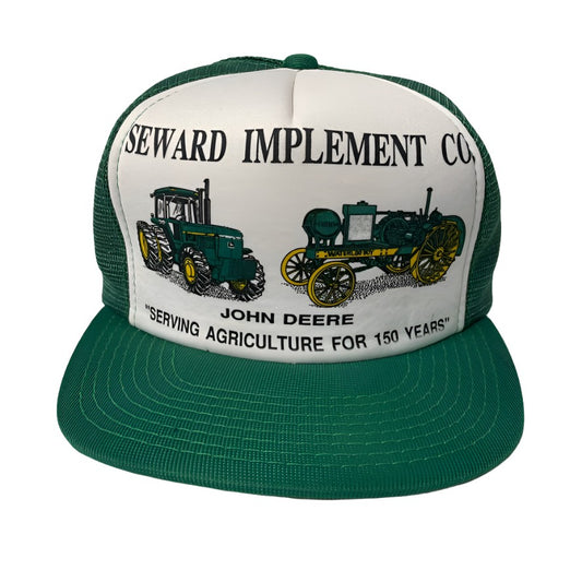 Vintage John Deere Seward Implement Company Nebraska Snapback