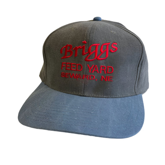 Vintage Briggs Feed Yard Seward, Nebraska Snapback Hat