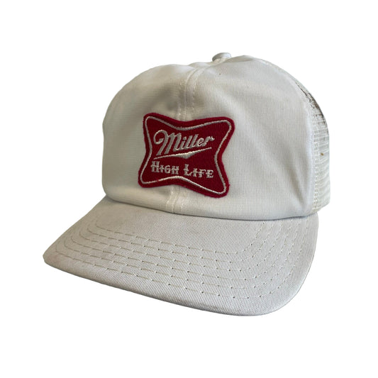 Vintage Miller High Life Beer Snapback Trucker Hat
