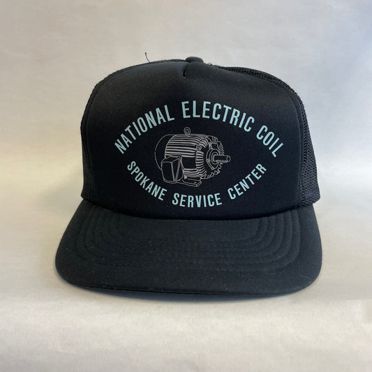 Vintage National Electric Coil Spokane Service Snapback Trucker Hat