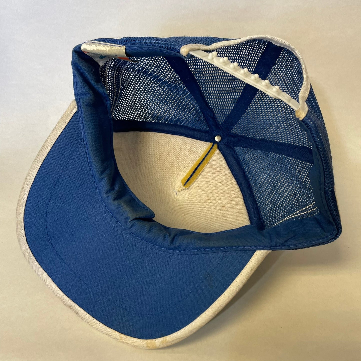 Vintage Lyons Tire Kansas 3 Stripe Snapback Trucker Hat