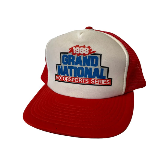 Vintage 1988 Grand National Motorsports Series Snapback Trucker Hat