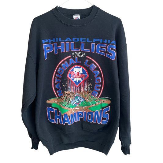 Vintage Philadelphia Phillies 1993 World Series Champions MLB Starter Crewneck L