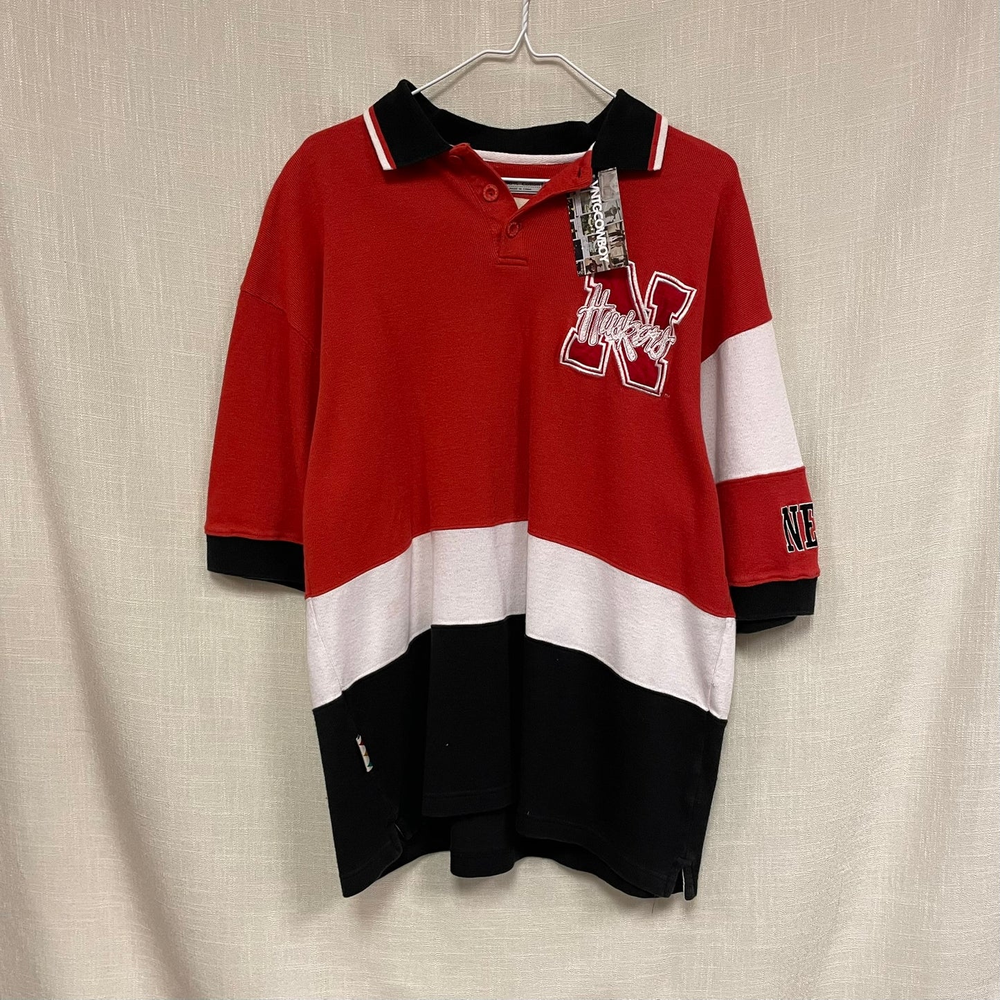 Vintage Nebraska Huskers Polo L