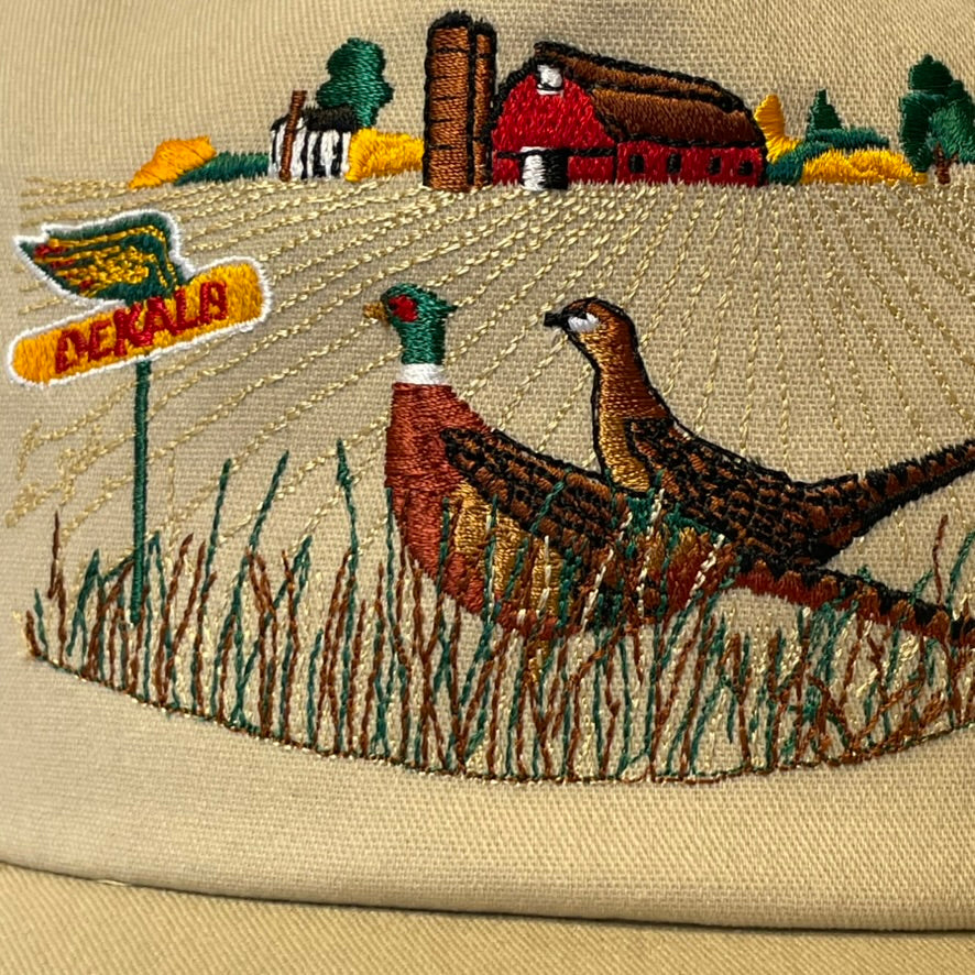 Vintage Dekalb Pheasant Snapback Hat
