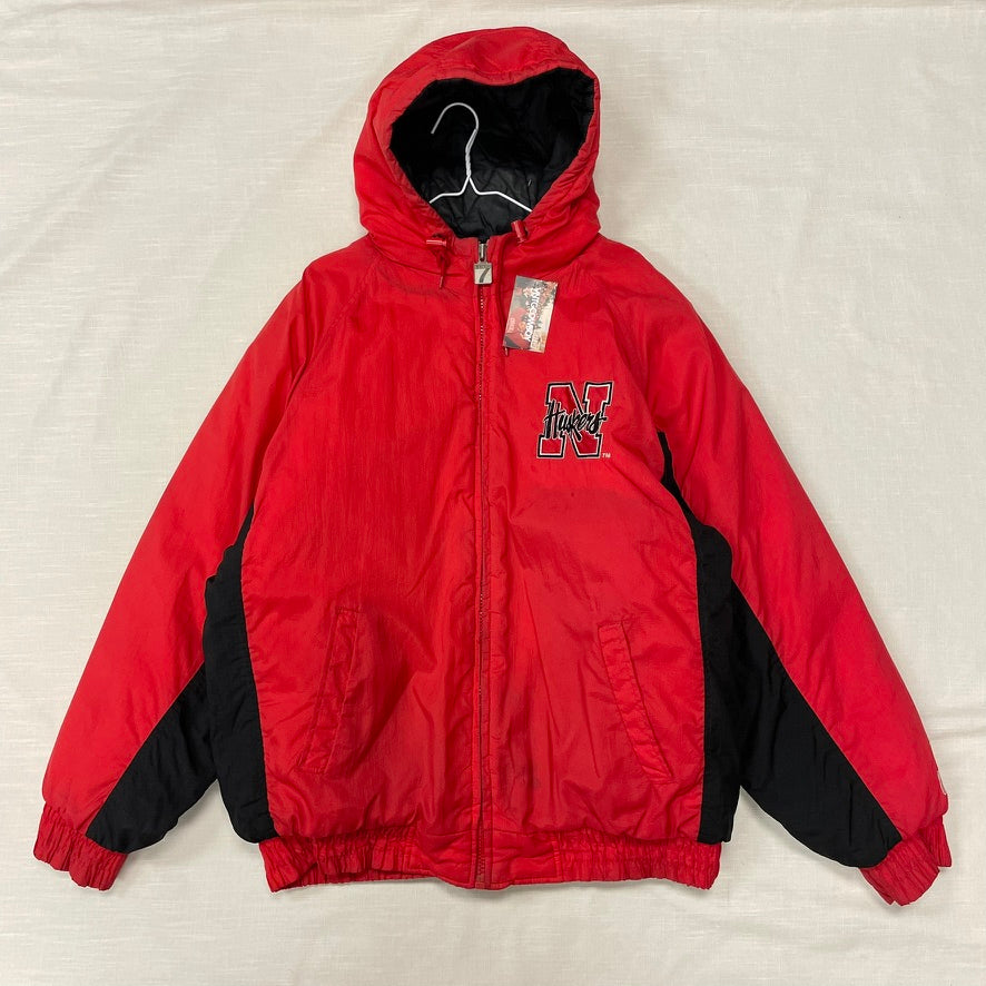 Vintage Nebraska Huskers Puffer Jacket XL