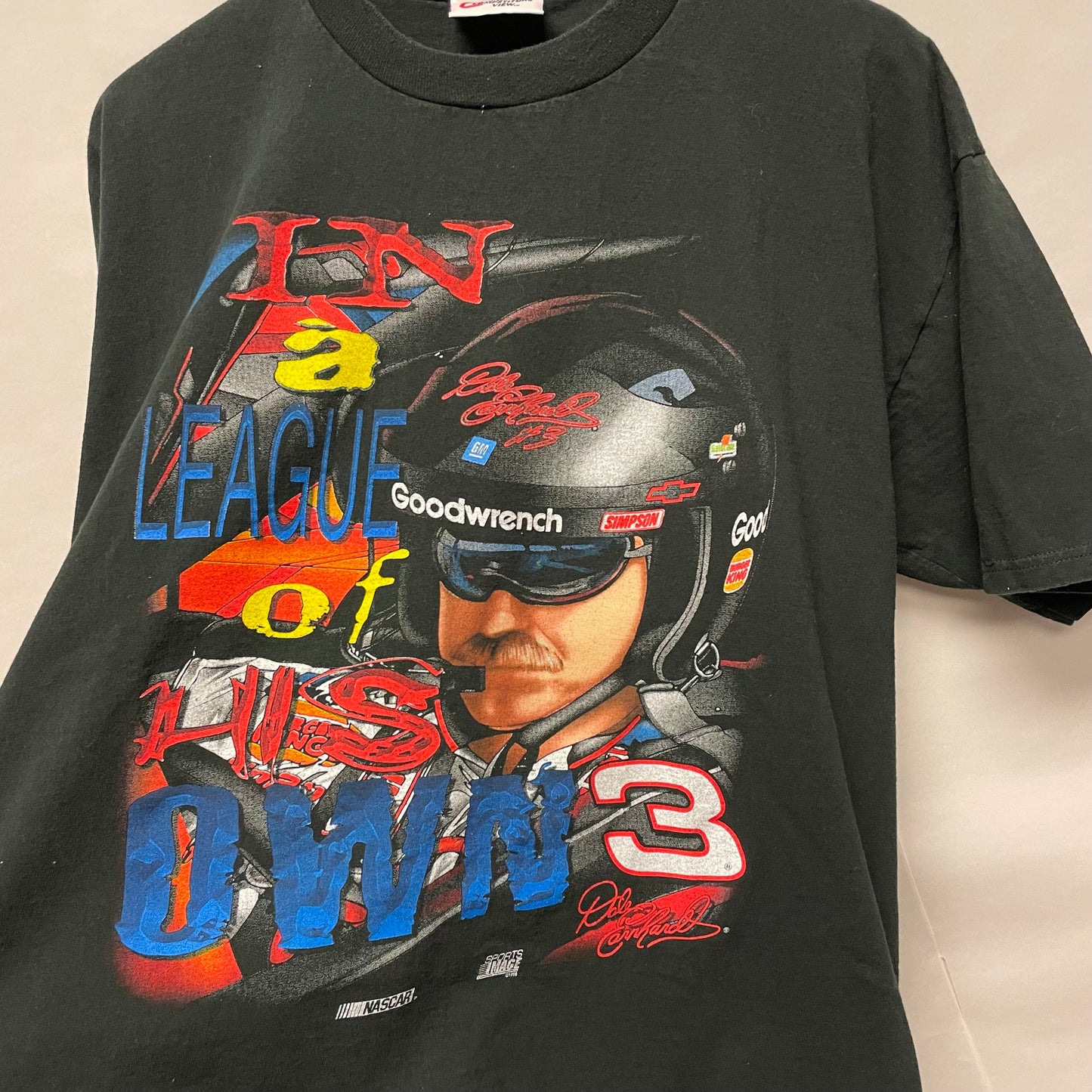 Vintage Dale Earnhardt NASCAR Racing Graphic Shirt XL