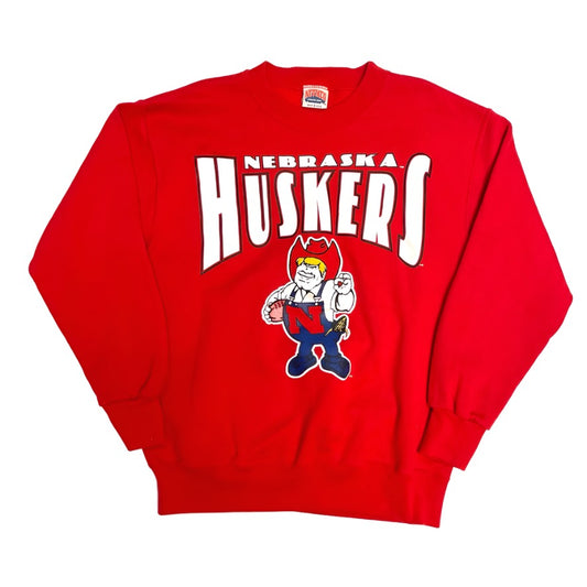 Vintage Nebraska Huskers Herbie Nutmeg Crewneck L