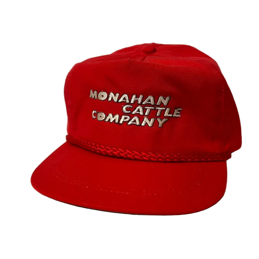 Vintage Monohan Cattle Company Strapback Hat