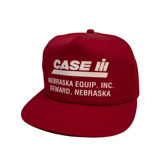 Vintage Case International Harvester Nebraska Equipment Seward Snapback