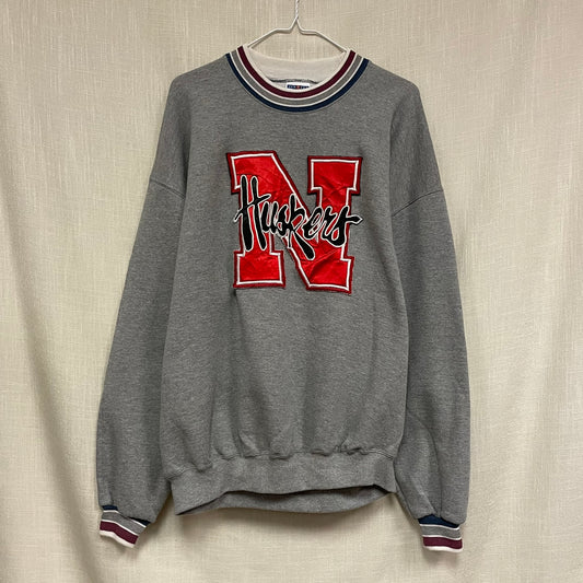 Vintage Nebraska Huskers Crewneck XL