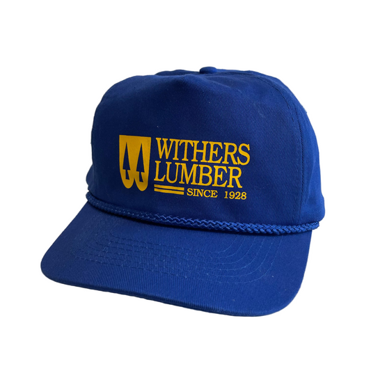 Vintage Withers Lumber Snapback Hat